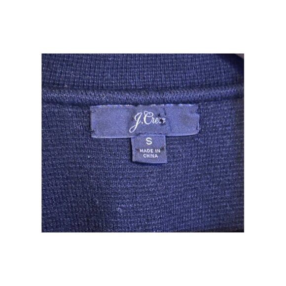 J. Crew Merino Wool Sweater Blazer in Navy - Picture 5 of 7